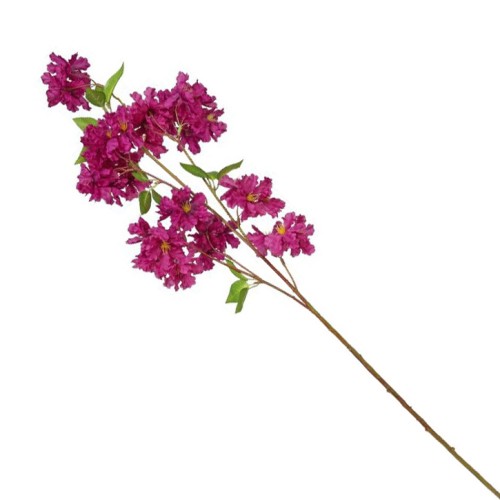 Artificial Cherry Blossom Branch Hot Pink 91cm Artificial Flowers